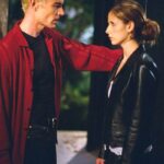 Buffy still: Spike and Buffy look at each other