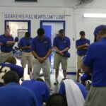 Friday Night Lights locker room still